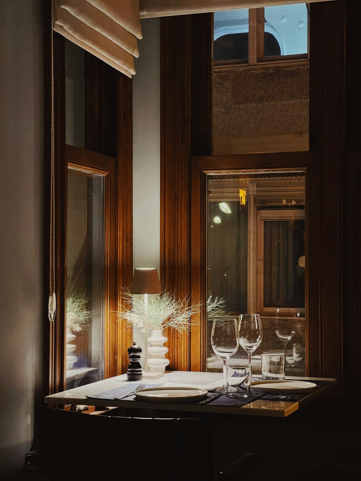 Enfilade voûtée du restaurant
